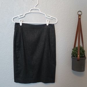 ANN TAYLOR GRAY PENCIL SKIRT {2}